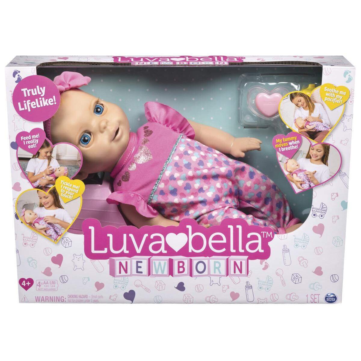 Spin Master Luvabella Newborn Blond interaktives Baby