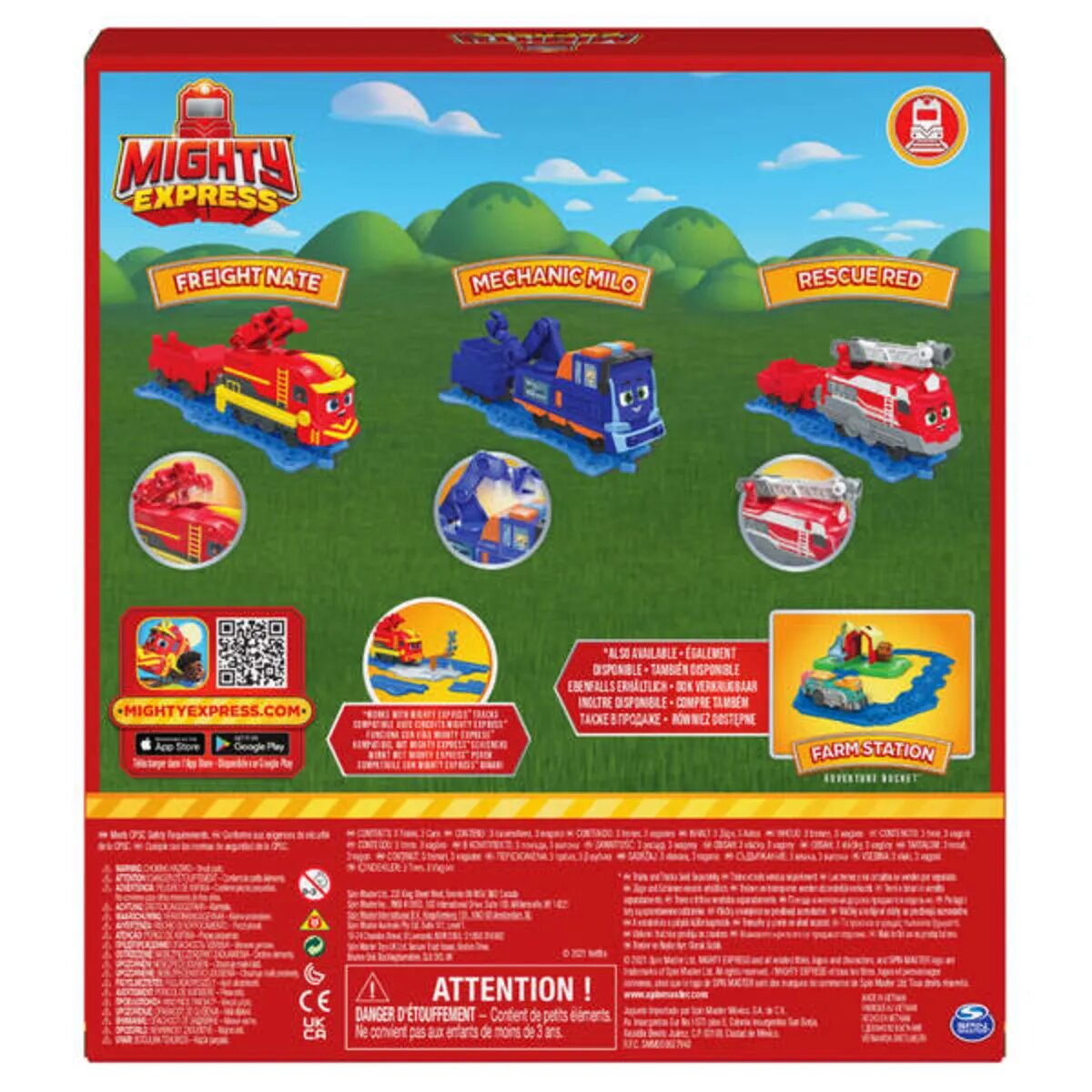 Spin Master Mighty Express Core Züge Bundle