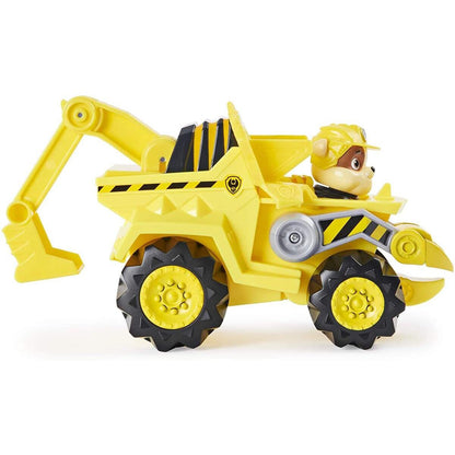 Spin Master Paw Patrol - Dino Rescue – Rubble – Set Charakter & Deluxe Fahrzeug