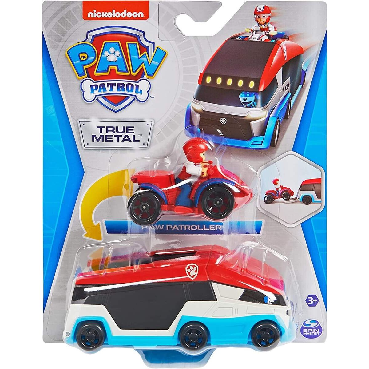 Spin Master Paw Patrol - True Metal Team Fahrzeuge Patroller und Ryder