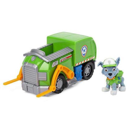 Spin Master Paw Patrol Basic Fahrzeug mit Hundewelpe, 1 Stück, 6-fach sortiert