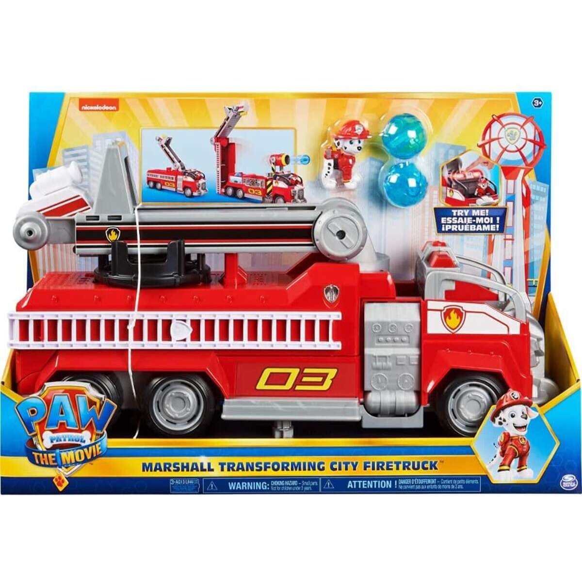 Spin Master Paw Patrol Marshalls Transformations-Feuerwehrwagen aus dem Kinofilm