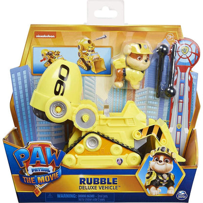 Spin Master Paw Patrol Rubbles Deluxe Basis Fahrzeug aus dem Kinofilm