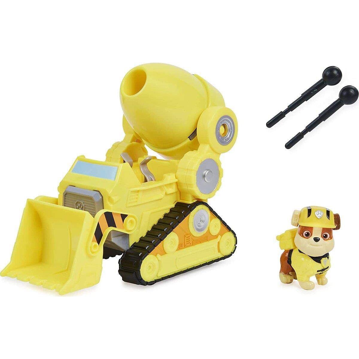 Spin Master Paw Patrol Rubbles Deluxe Basis Fahrzeug aus dem Kinofilm