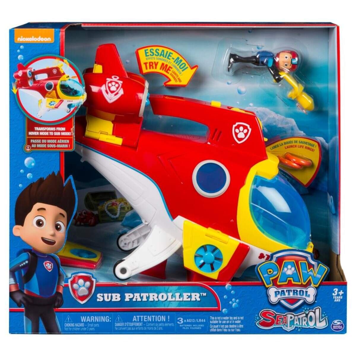 Spin Master Paw Patrol Sub Patroller Transforming Vehicle
