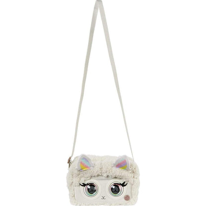 Spin Master Purse Pets Reaktionen Flauschi Lama Tasche mit mehr als 30 interaktiven Geräuschen