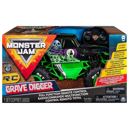 Spin Master RC Monster Jam Grave Digger, 1:15
