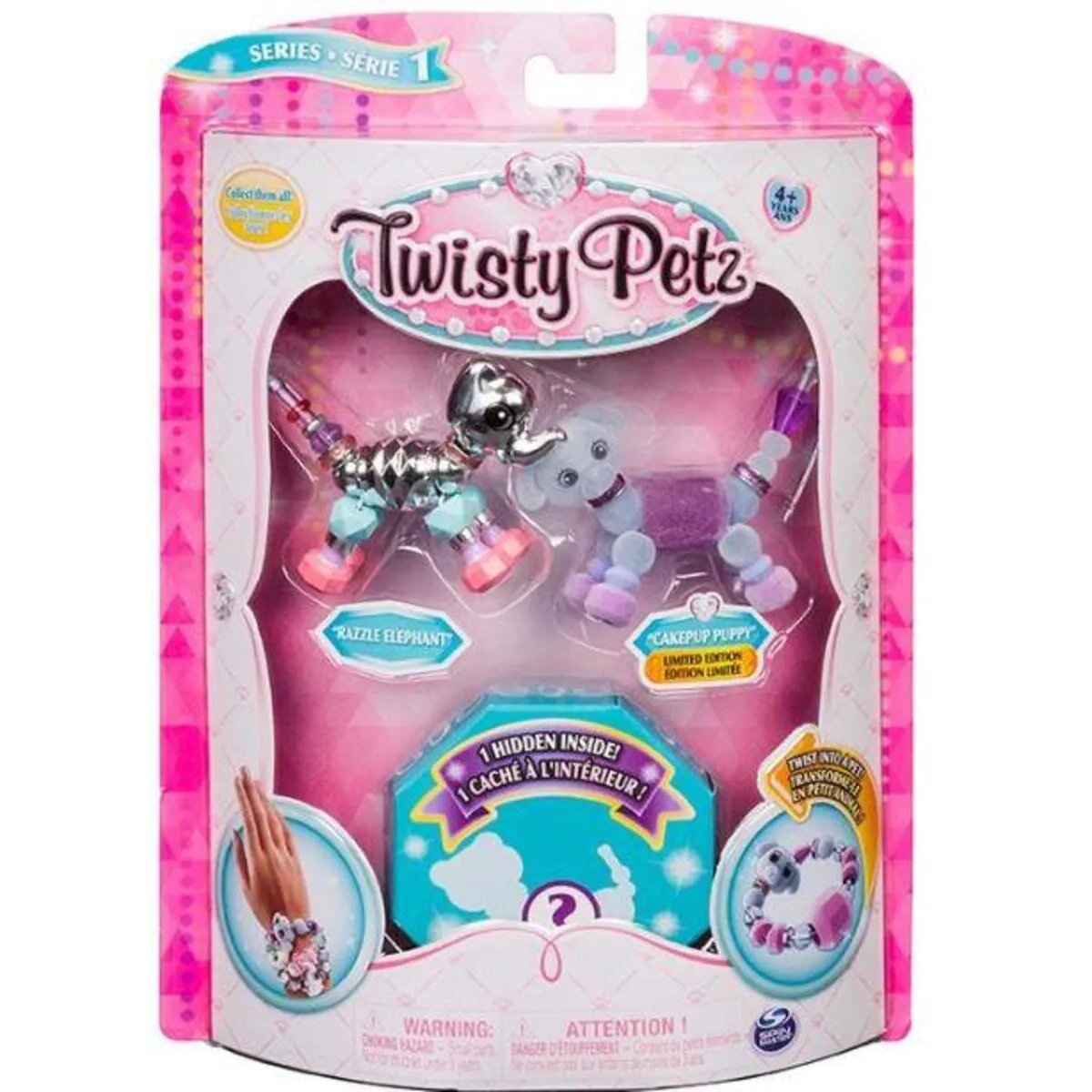 Spin Master Twisty Petz Spiel-& Bastelset Serie 1, 1 Packung, 4-fach sortiert