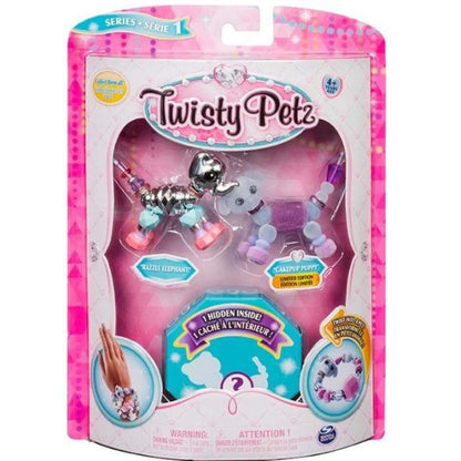 Spin Master Twisty Petz Spiel-& Bastelset Serie 1, 1 Packung, 4-fach sortiert