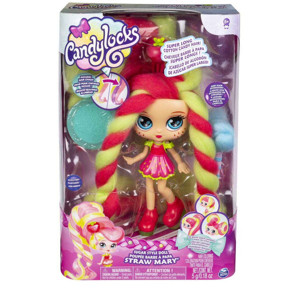 Spin Matser Candylocks Deluxe Puppe Straw Mary, ca. 18cm