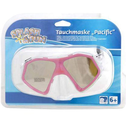 Splash & Fun Tauchmaske Pacific, Silikon, 1 Stück, 4-fach sortiert