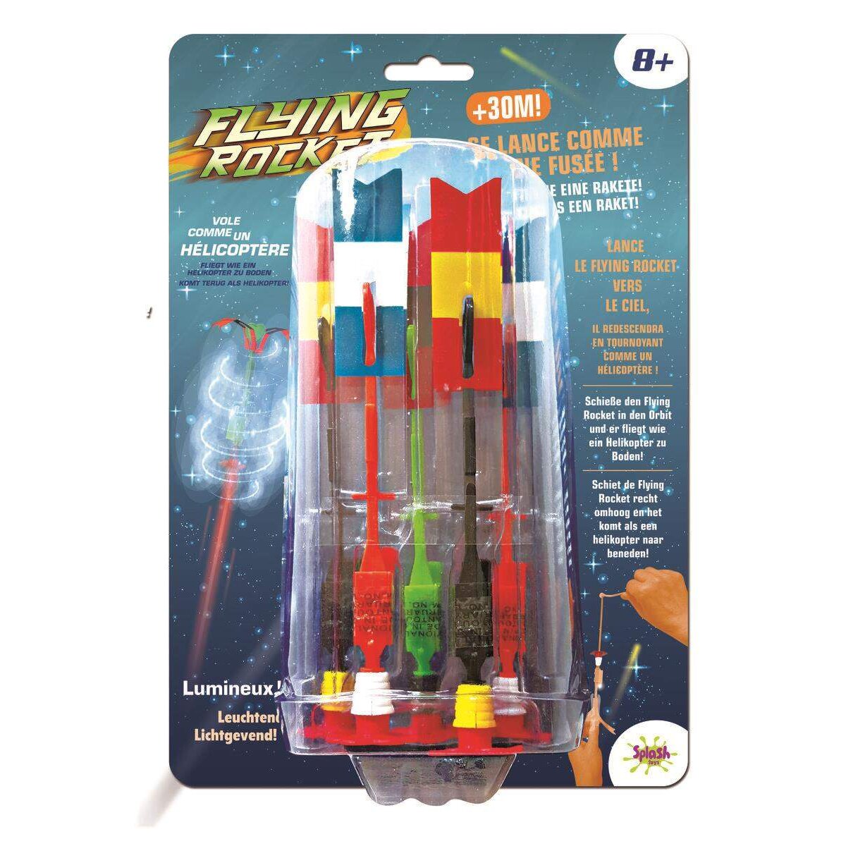 Splash Toys Flying Rockets, Raketenschleuder mit Lichteffekten