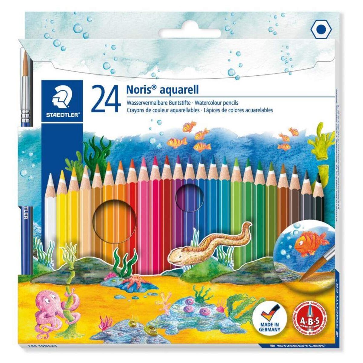 STAEDTLER® Noris Club aquarell Farbstift, 24 Stück Etui