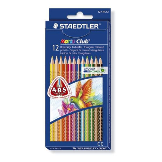 STAEDTLER® Noris Club triplus Farbstift, dreikant, 12 Stück im Etui
