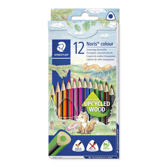 STAEDTLER® Noris® colour 187 Buntstift, Kartonetui mit 12 Buntstiften in sortierten Farben