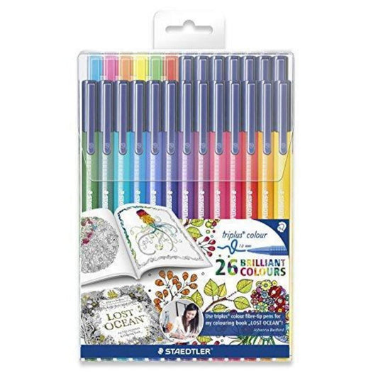 STAEDTLER® triplus color Fasermaler, 26 Stück