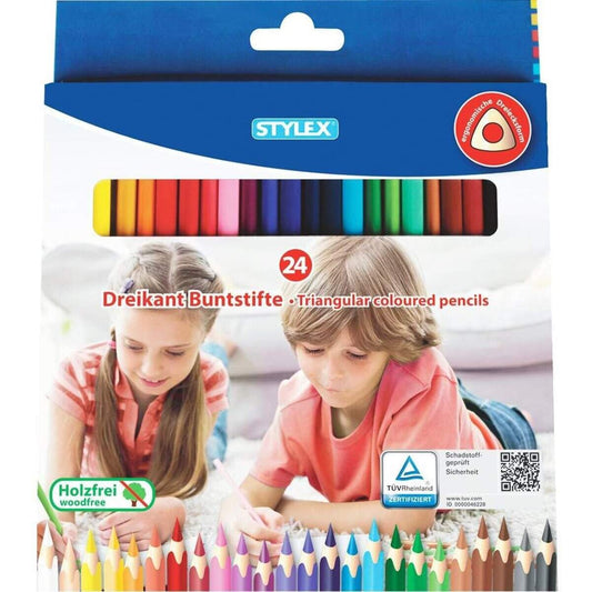 Stylex 24 Dreikant Buntstifte