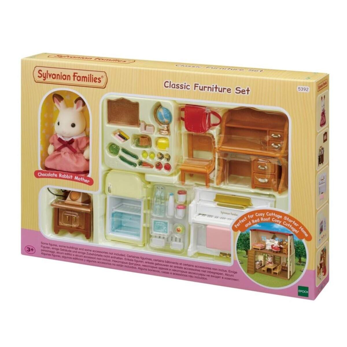 Sylvanian Families Einrichtungsset für Starterhaus mit Figur