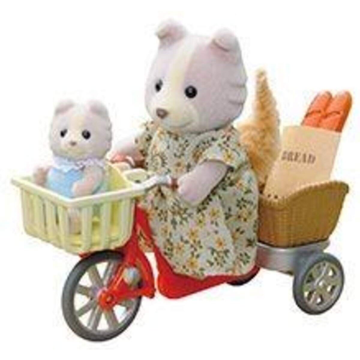 Sylvanian Families Fahrradfahren mit Mutter