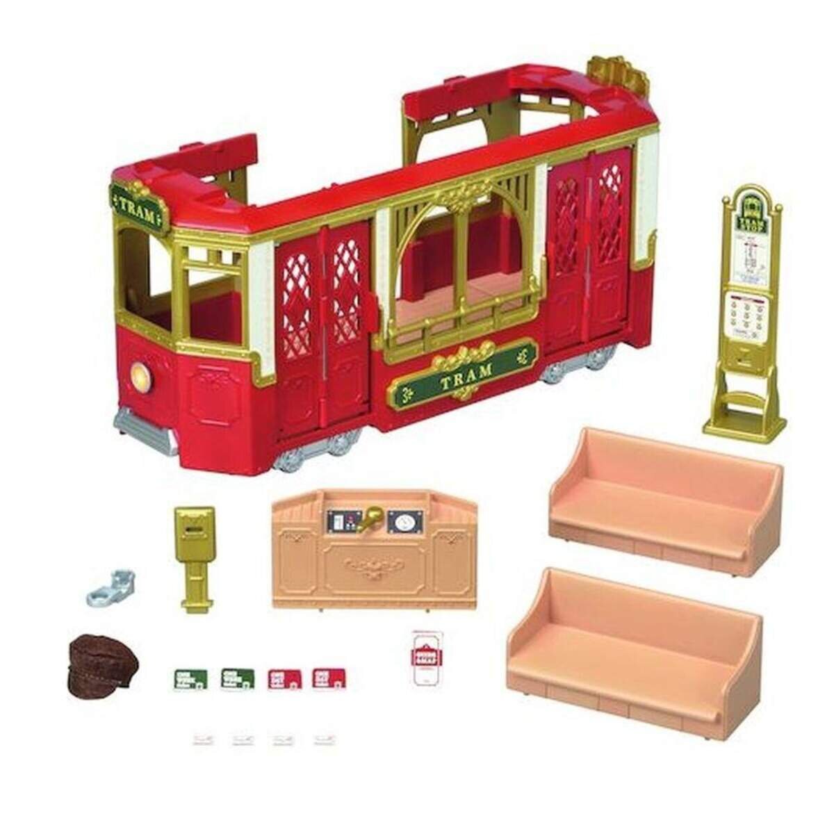 Sylvanian Families Stadt-Straßenbahn