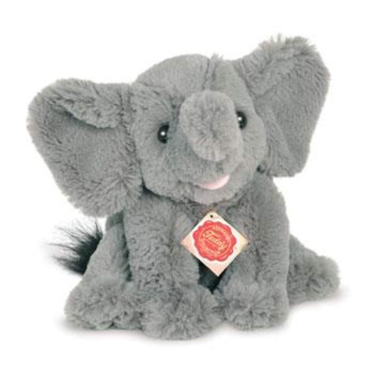 Teddy Hermann Plüschtier Elefant sitzend, 22cm