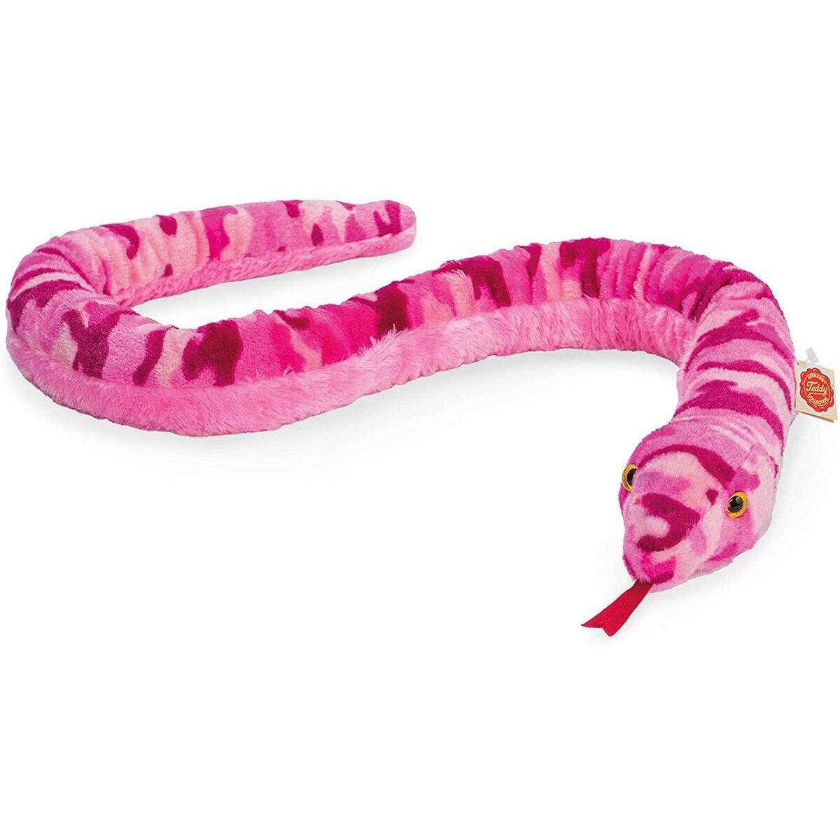 Teddy Hermann Schlange pink Camouflage, 130 cm