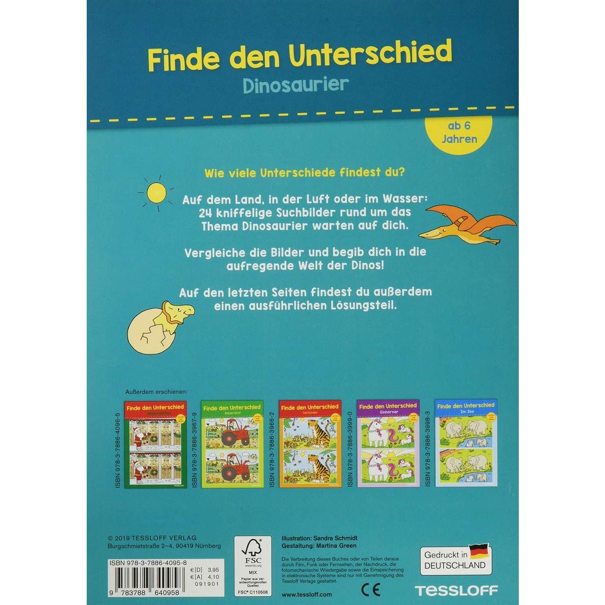 Tessloff Finde den Unterschied. Dinosaurier