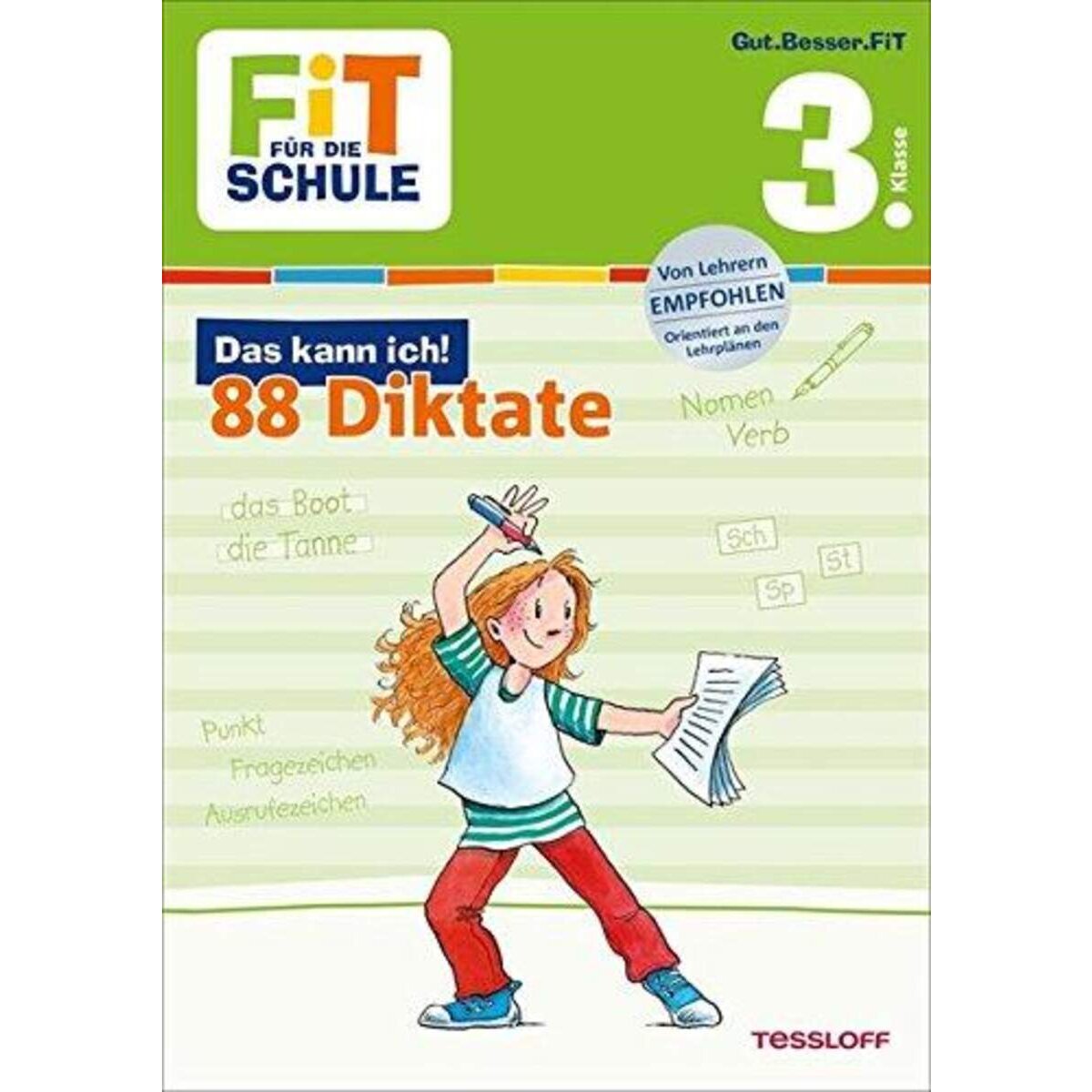 Tessloff Fit für die Schule: Das kann ich! 88 Diktate 3. Klasse