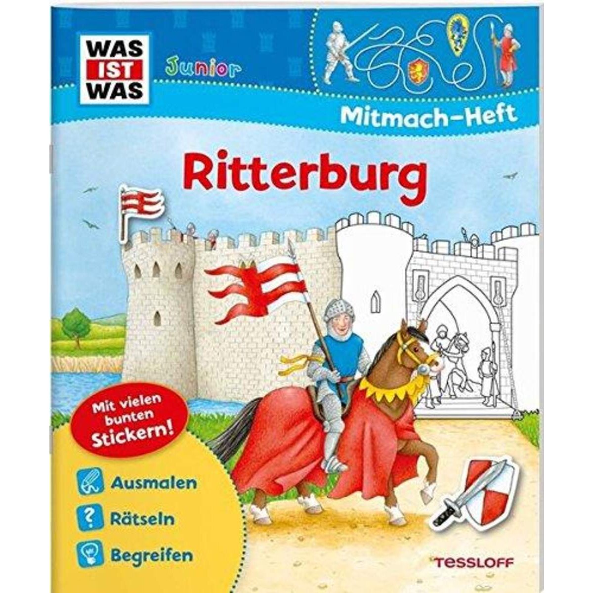 Tessloff WAS IST WAS Junior - Mitmach-Heft: Ritterburg