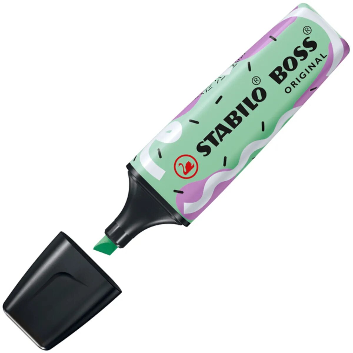 Textmarker - STABILO BOSS ORIGINAL Pastel by Ju Schnee - Einzelstift - Hauch von Minzgrün