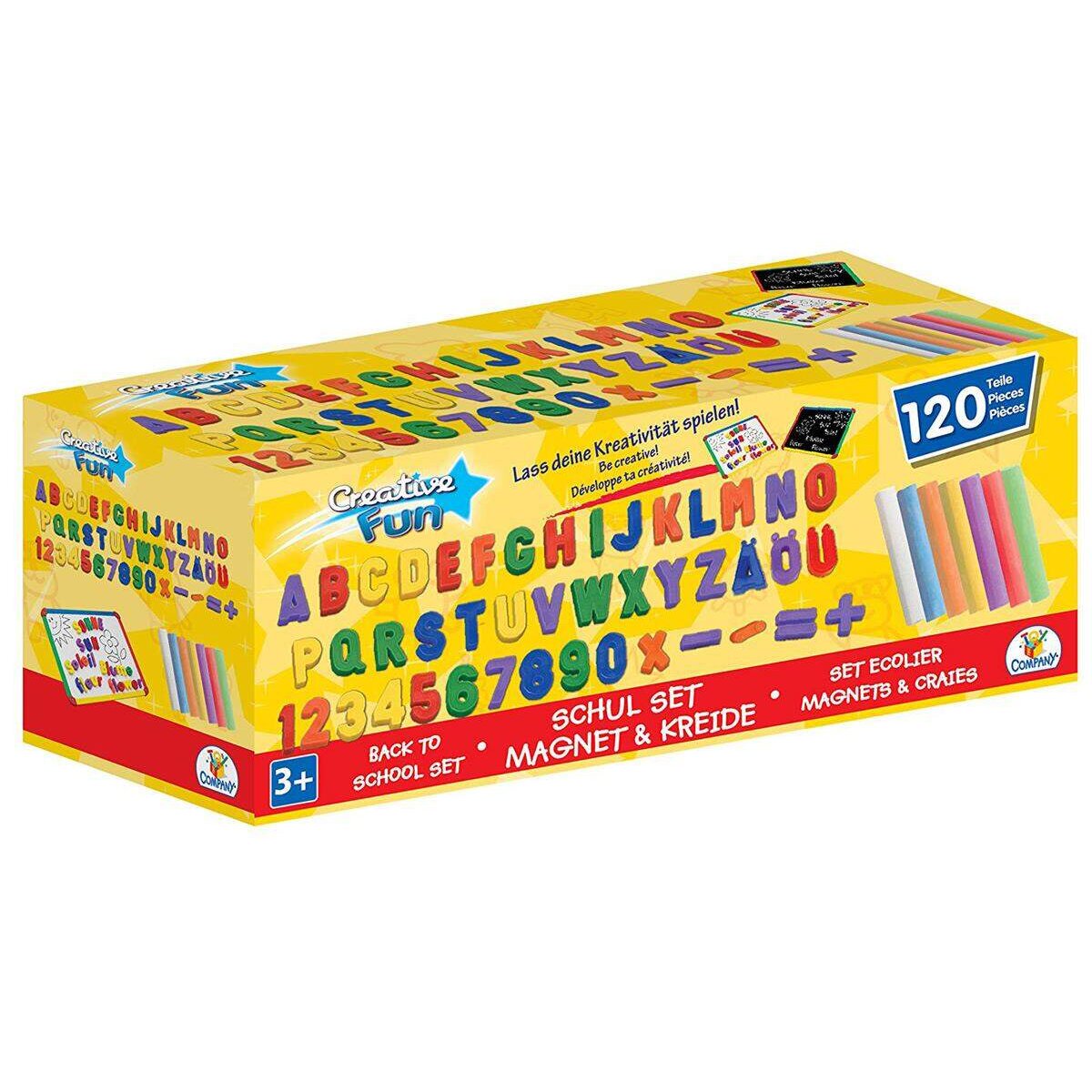 The Toy Company Creative Fun Schul-Set Magnete und Kreide