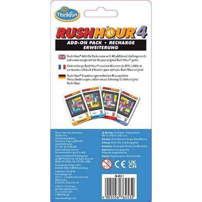 ThinkFun 76453 - Rush Hour 4 Erweiterungsset. Eine Ergänzung zum original Rush Hour
