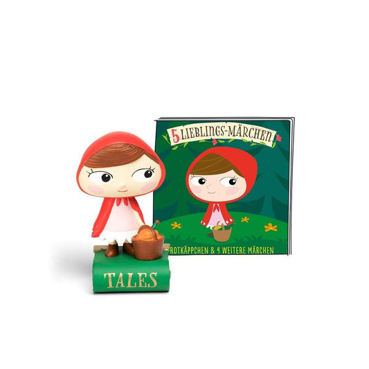 tonies® Hörfigur - für die Toniebox 5 Lieblings-Märchen Rotkäppchen und 4 weitere Märchen