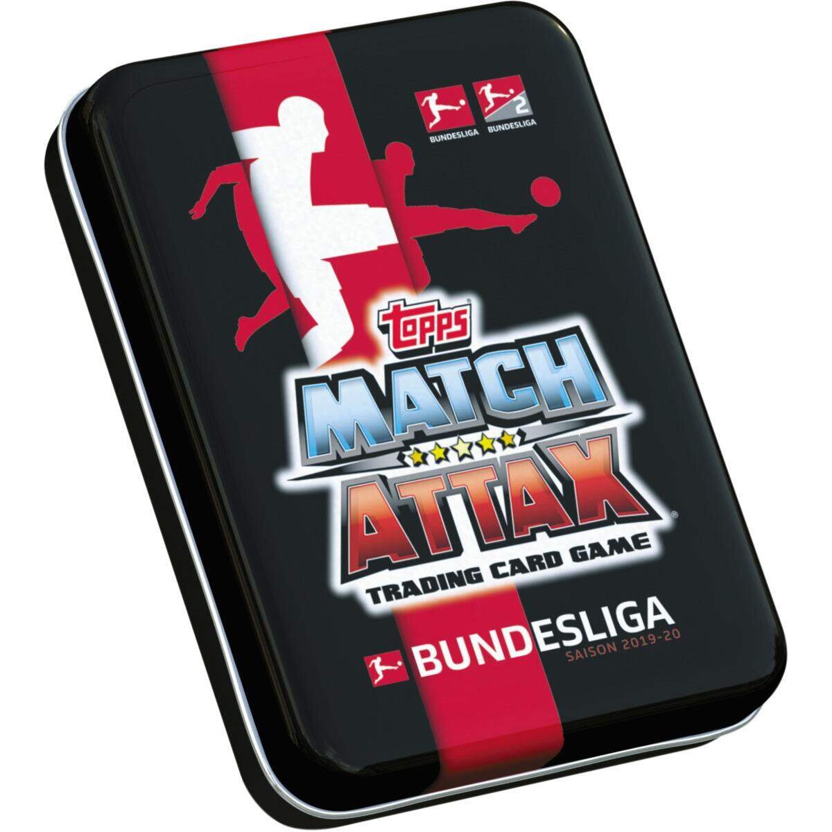 Topps Match Attax Sammelkarten Saison 2019/20, Mini Tindose mit 35 Basis Karten, 9 exklusiven und einer limitierten Karte