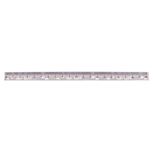Trendhaus Acryl-Lineal 20cm Dreieckig, 4-fach sortiert