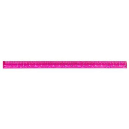 Trendhaus Acryl-Lineal 20cm Dreieckig, 4-fach sortiert