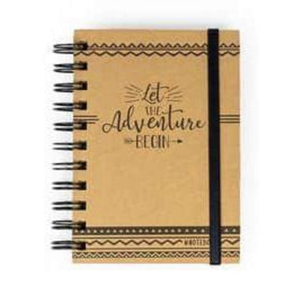 Trendhaus ADVENTURE Notizbuch A6, 70 Blatt, sortiert