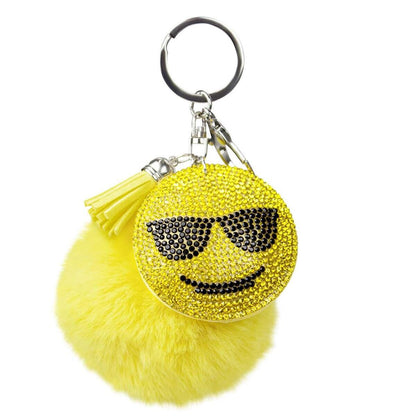 Trendhaus City&Style Schlüsselanhänger Pom Pom, 1 Stück, sortiert