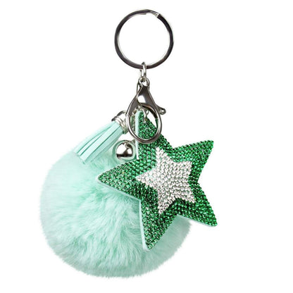 Trendhaus City&Style Schlüsselanhänger Pom Pom, 1 Stück, sortiert