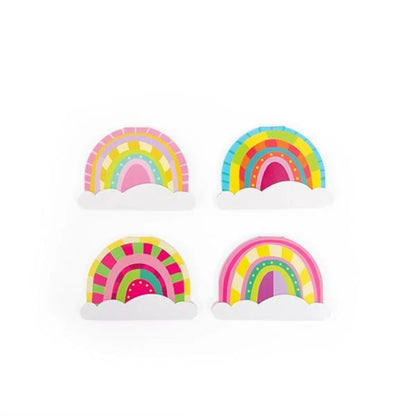 Trendhaus GOOD FEELINGS Mini-Blöckchen Regenbogen 40 Blatt, 1 Stück, 4-fach sortiert