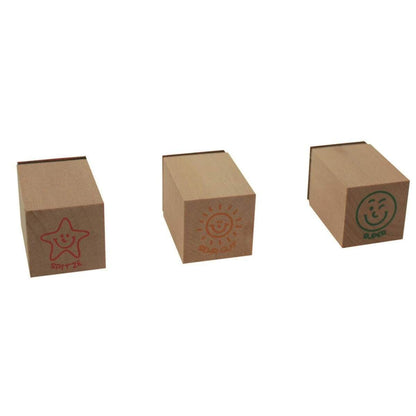 Trendhaus Lehrerstempel Set aus Holz