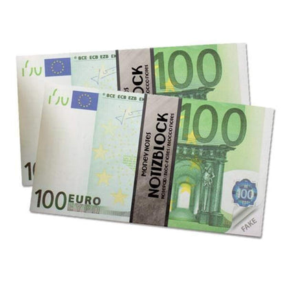 Trendhaus Money Notizblock - 100€ Geldschein, 70 Blatt