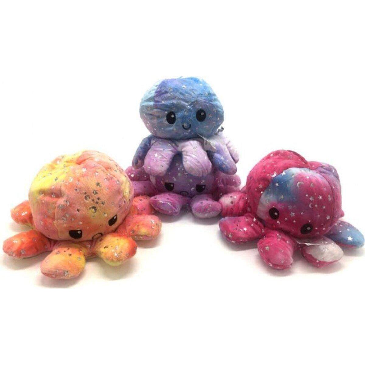 Triton-X Wende-Oktopus Plüsch Glitter 30cm
