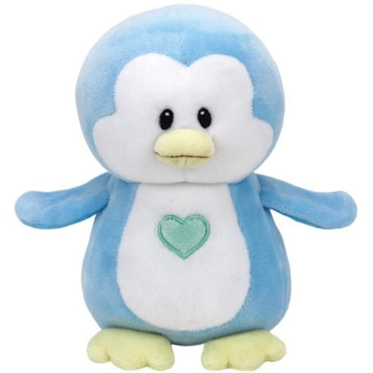 ty Beanie Babie Pinguin hellblau 17cm