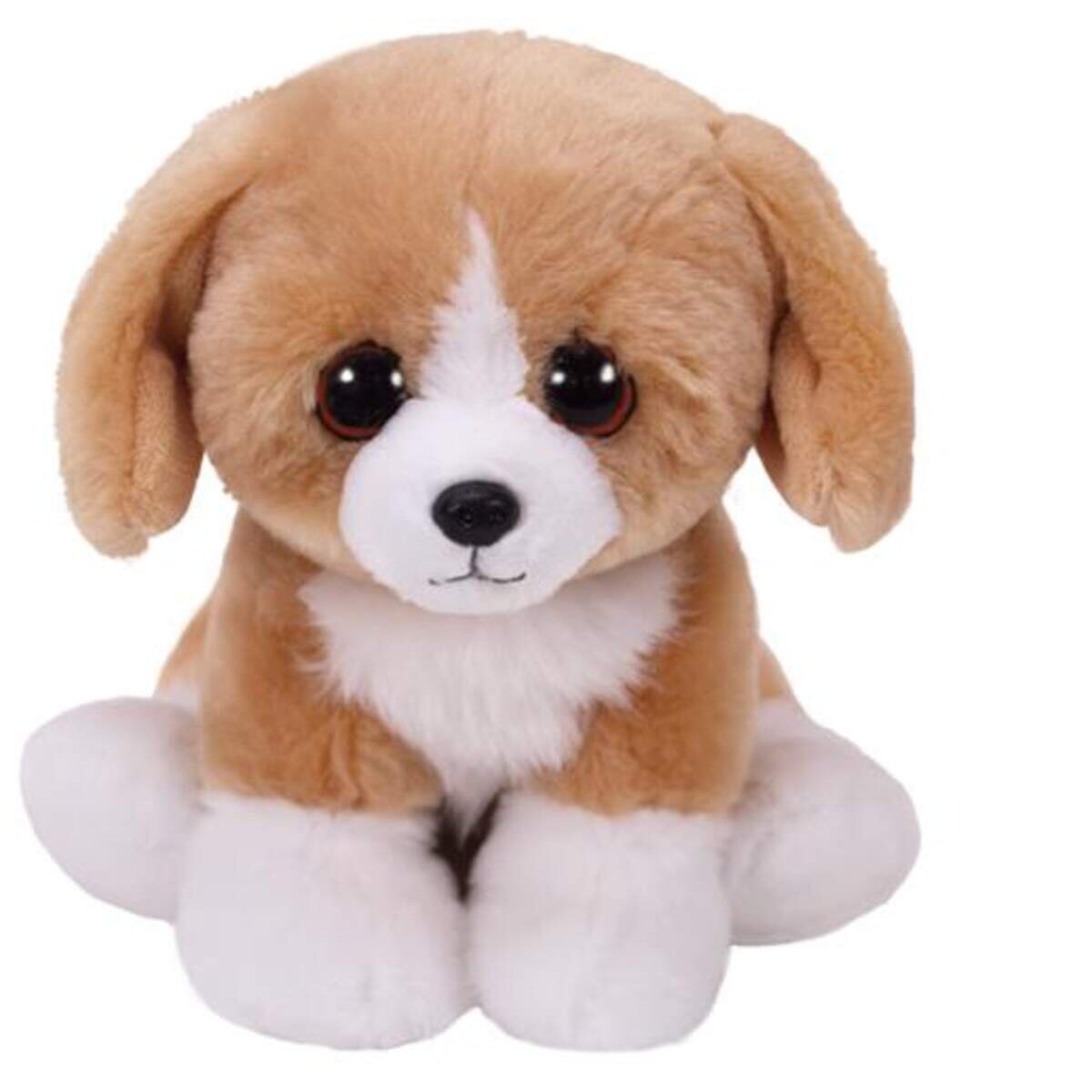 ty Beanie Babies Hund Franklin, braun/weiss, 15cm