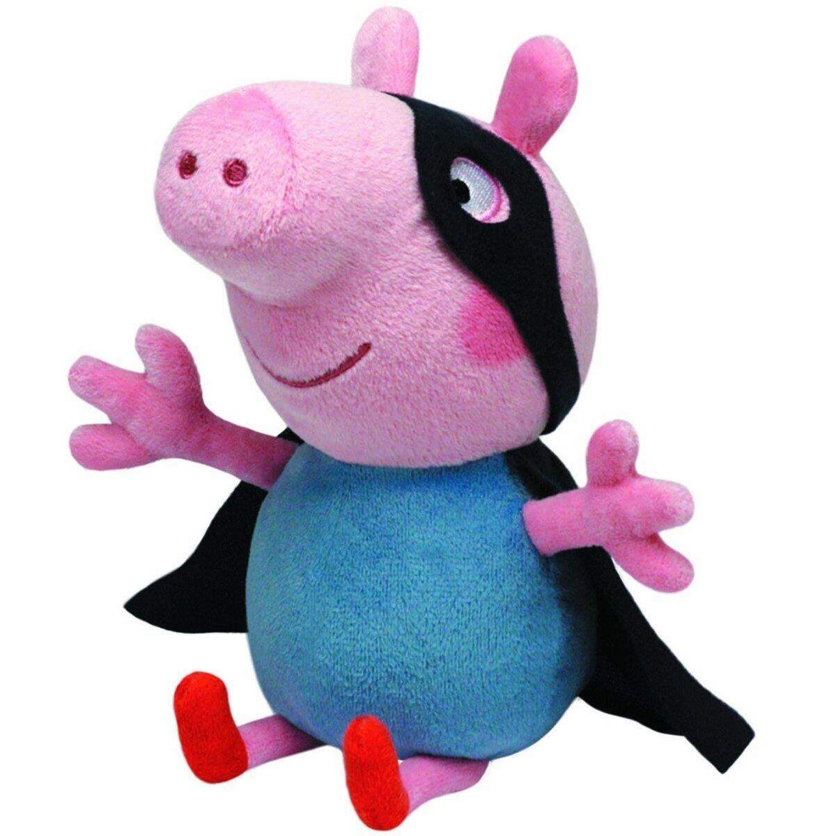 ty Beanie Babies Peppa Wutz Superheld George, 15cm