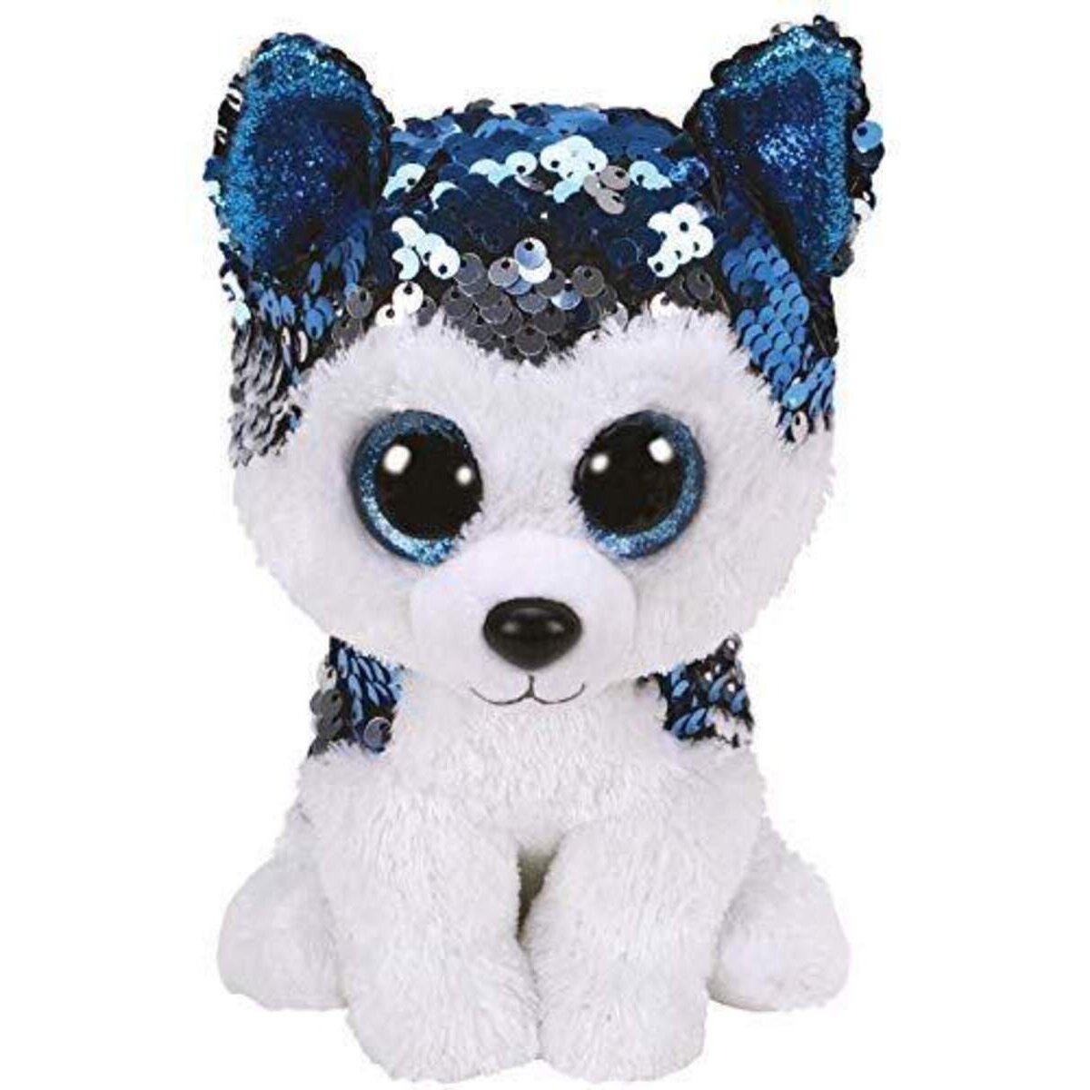ty Beanie Boo Flippables Hund Slush, ca. 15 cm, mit Wendepailetten