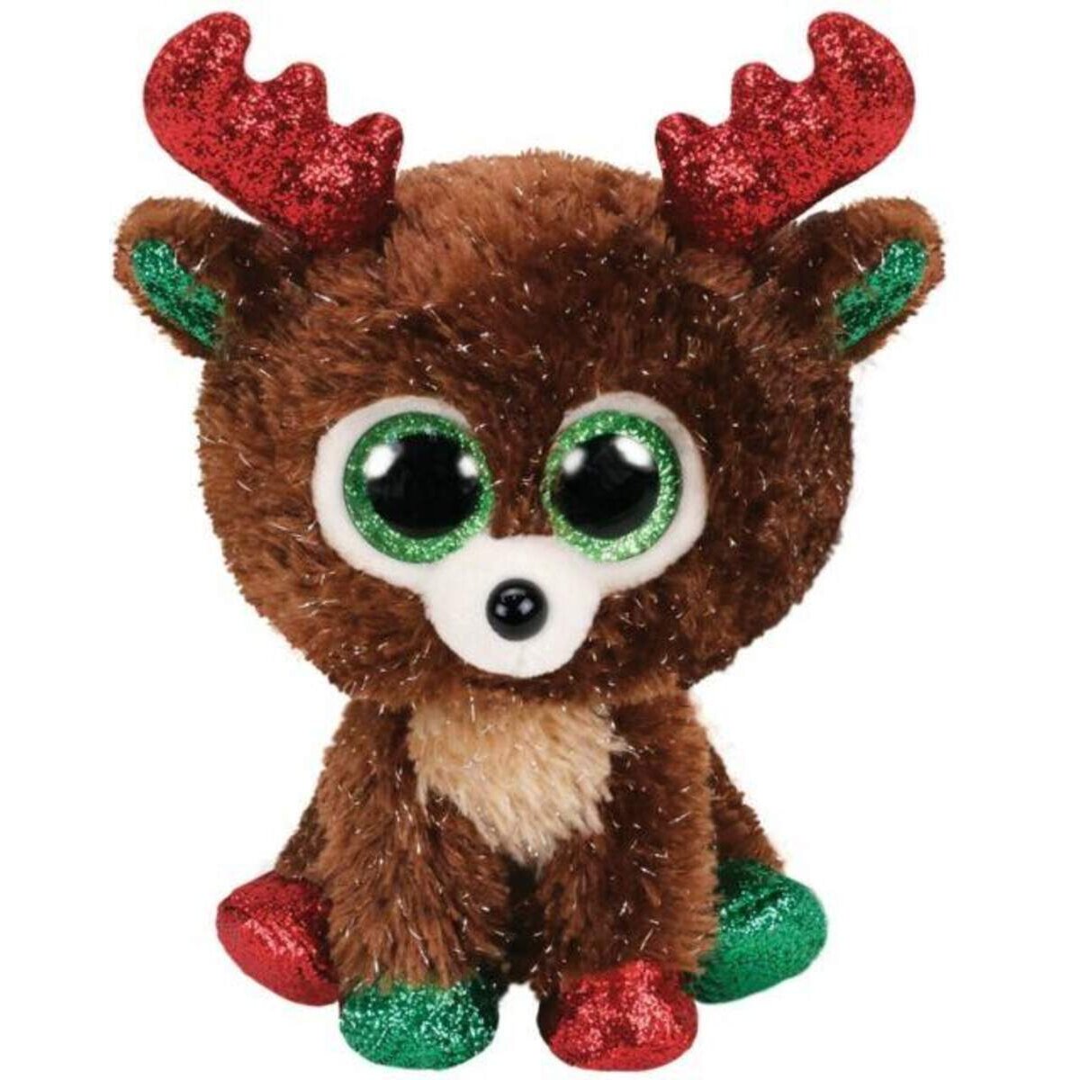 ty Beanie Boo Weihnachts-Rentier Fudge, 15cm