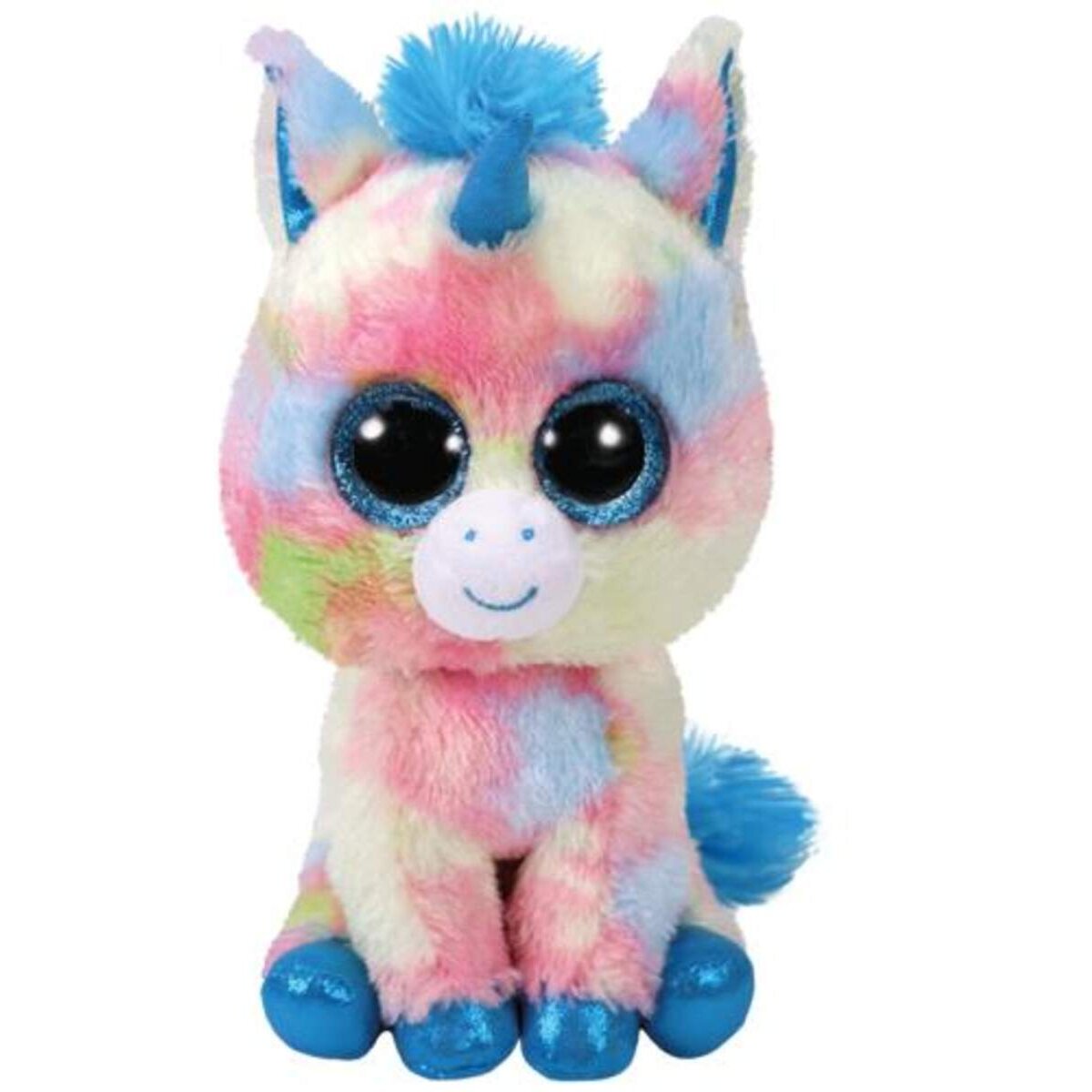 ty Beanie Boos Einhorn Blitz blau/bunt, 24cm