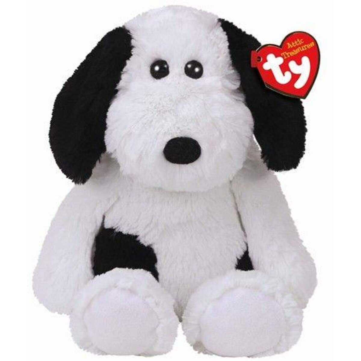 ty Beanie Classic Hund Muggy, schwarz/weiss 33cm